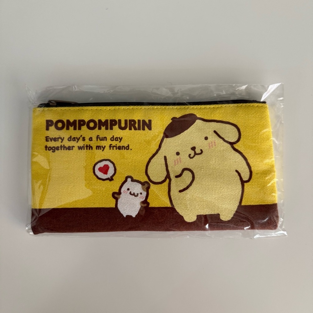 Sanrio Pompompurin Canvas Pouch